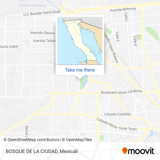 Mapa de BOSQUE DE LA CIUDAD
