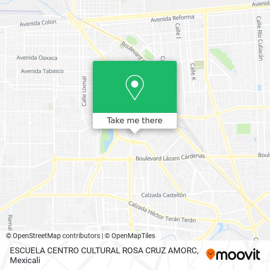 ESCUELA CENTRO CULTURAL ROSA CRUZ AMORC map