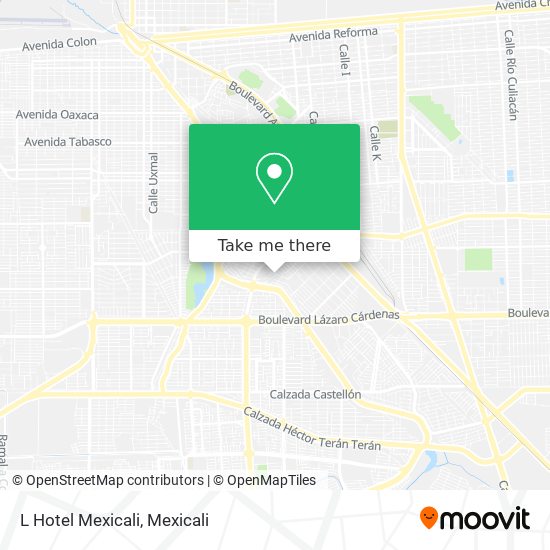 Mapa de L Hotel Mexicali
