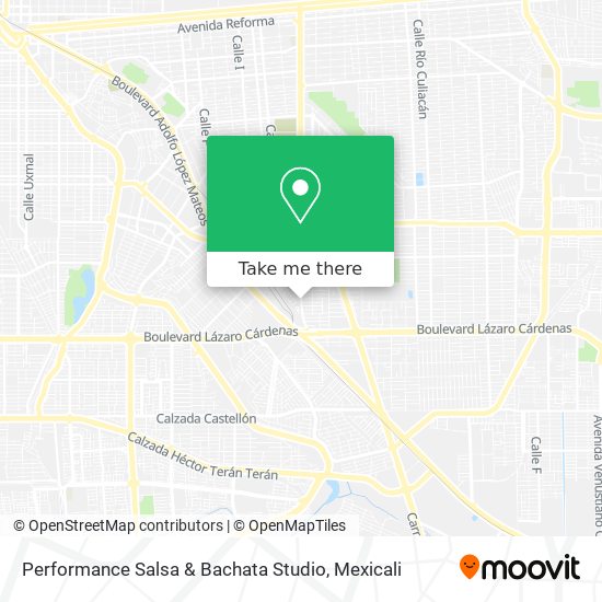 Performance Salsa & Bachata Studio map