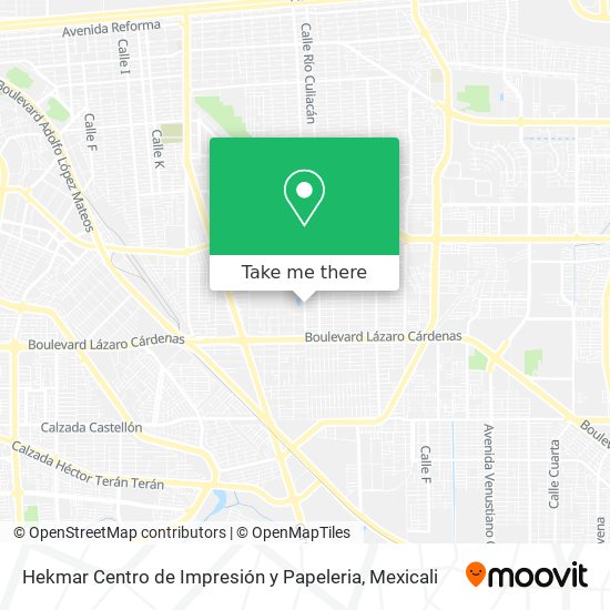 Mapa de Hekmar Centro de Impresión y Papeleria