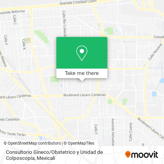 Consultorio Gineco / Obstetrico y Unidad de Colposcopia map