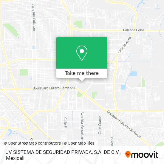 JV SISTEMA DE SEGURIDAD PRIVADA, S.A. DE C.V. map