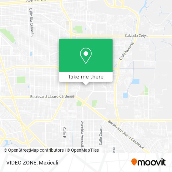 Mapa de VIDEO ZONE