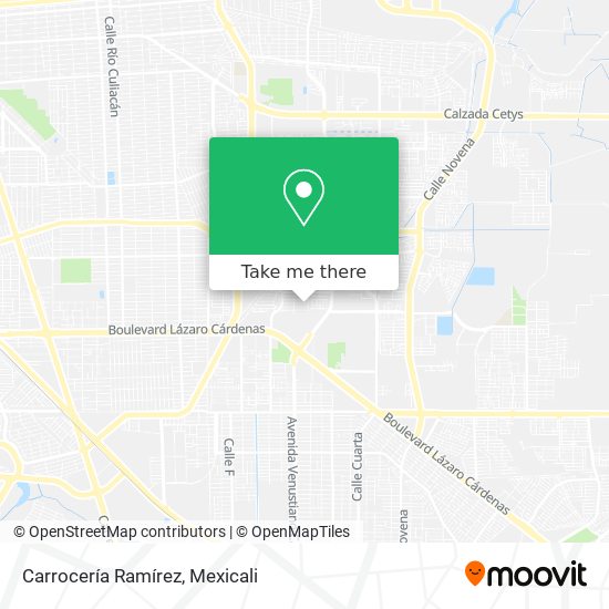 Carrocería Ramírez map