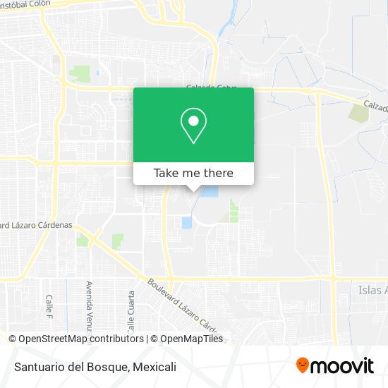 Mapa de Santuario del Bosque