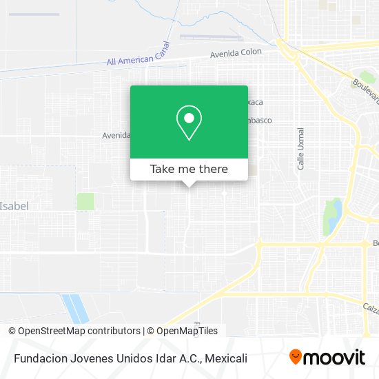 Fundacion Jovenes Unidos Idar A.C. map