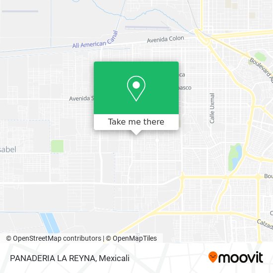 Mapa de PANADERIA LA REYNA