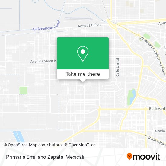 Mapa de Primaria Emiliano Zapata