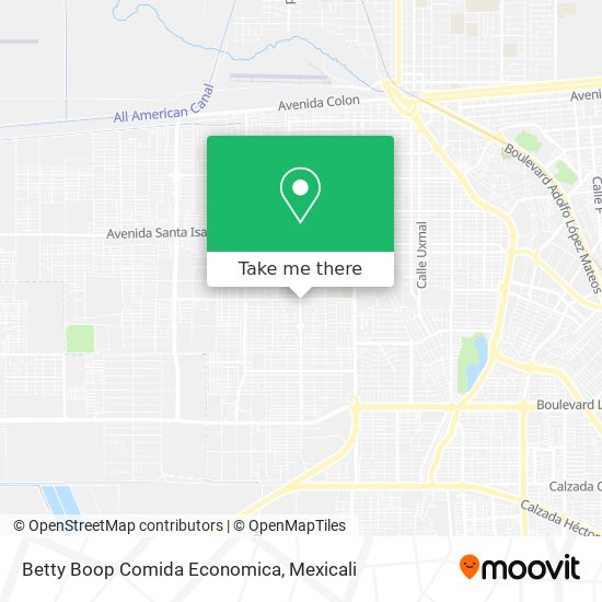 Betty Boop Comida Economica map