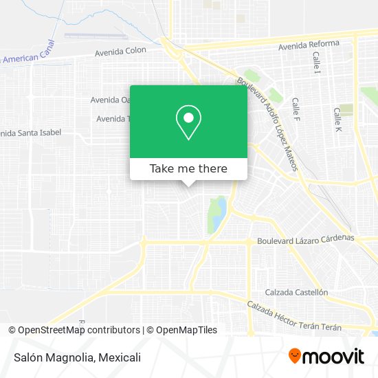 How to get to Salón Magnolia in Mexicali by Bus?