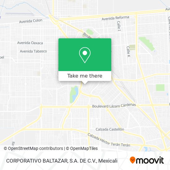 CORPORATIVO BALTAZAR, S.A. DE C.V. map