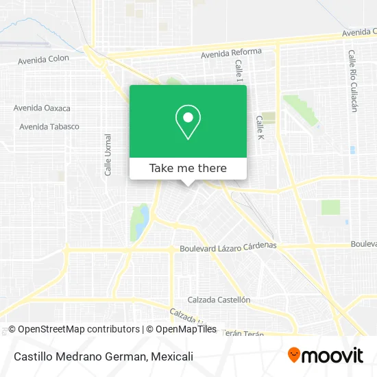 Castillo Medrano German map