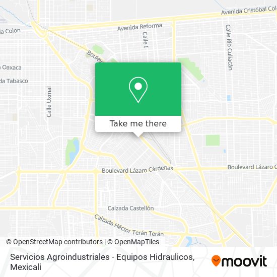 Servicios Agroindustriales - Equipos Hidraulicos map
