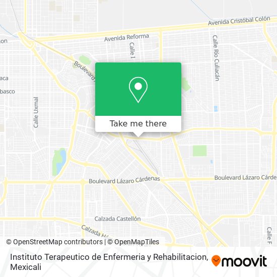 Mapa de Instituto Terapeutico de Enfermeria y Rehabilitacion