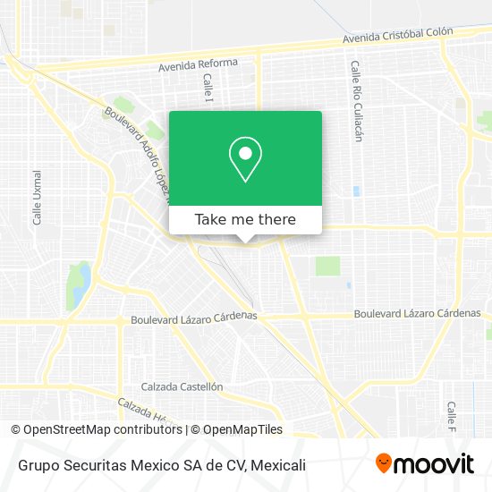Mapa de Grupo Securitas Mexico SA de CV