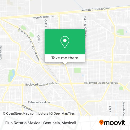 Club Rotario Mexicali Centinela map