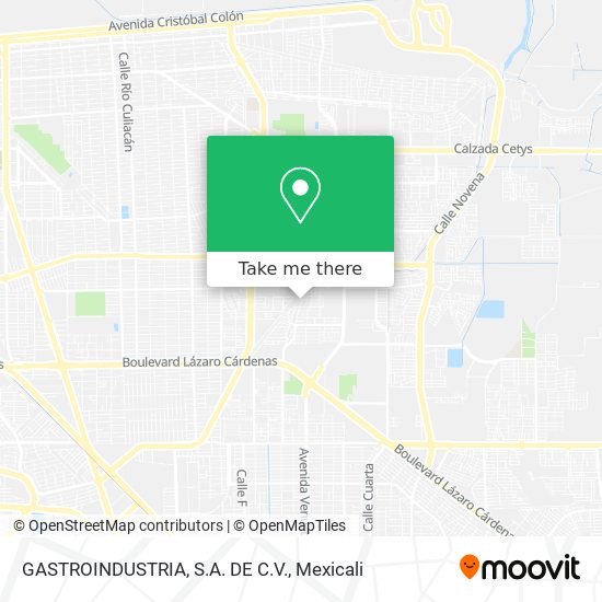 GASTROINDUSTRIA, S.A. DE C.V. map
