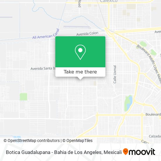 Mapa de Botica Guadalupana - Bahia de Los Angeles
