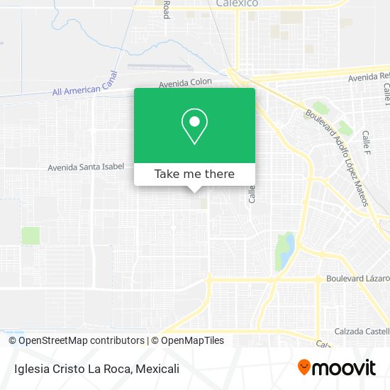Iglesia Cristo La Roca map