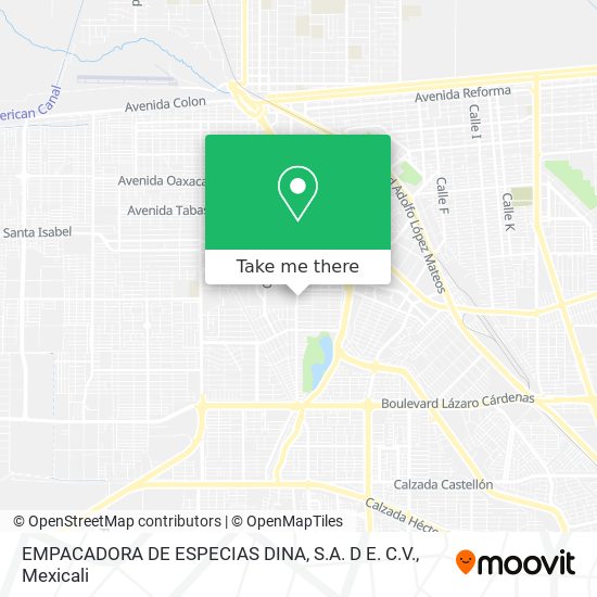 EMPACADORA DE ESPECIAS DINA, S.A. D E. C.V. map