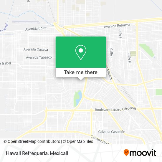 Mapa de Hawaii Refrequeria