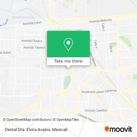 Dental Dra. Elvira Avalos map