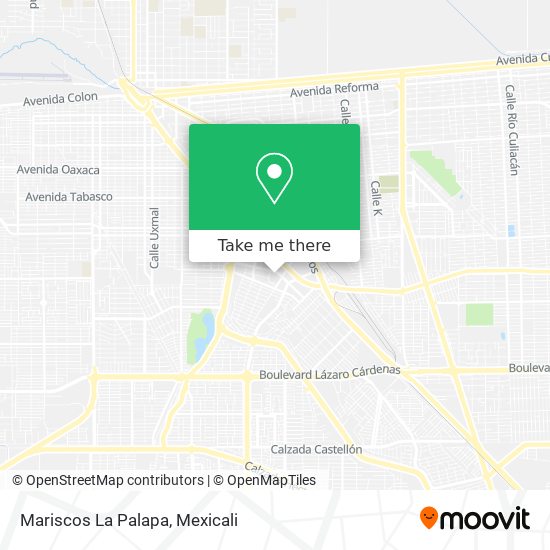 Mapa de Mariscos La Palapa