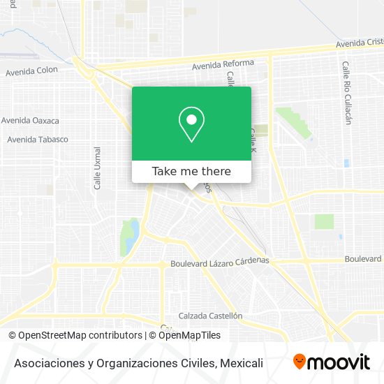 Asociaciones y Organizaciones Civiles map