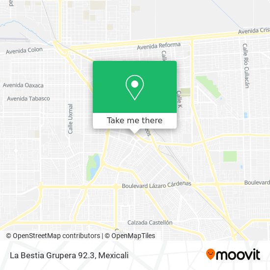 La Bestia Grupera 92.3 map