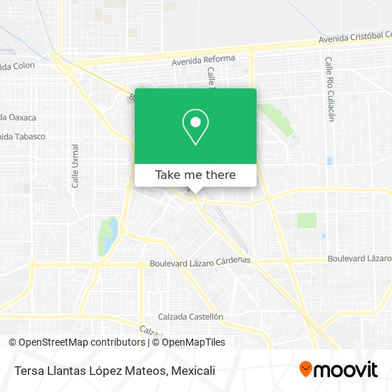 Tersa Llantas López Mateos map