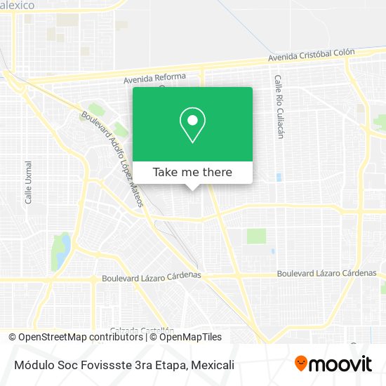 Módulo Soc Fovissste 3ra Etapa map