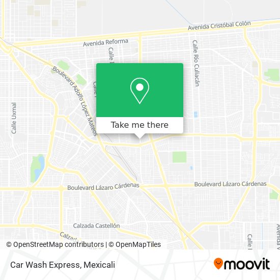 Car Wash Express map