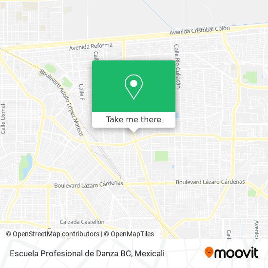 Escuela Profesional de Danza BC map