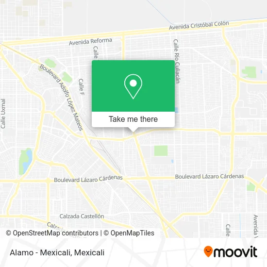 Mapa de Alamo - Mexicali