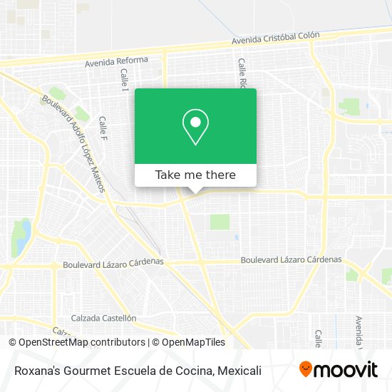 Mapa de Roxana's Gourmet Escuela de Cocina