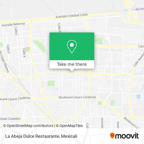 La Abeja Dulce Restaurante map