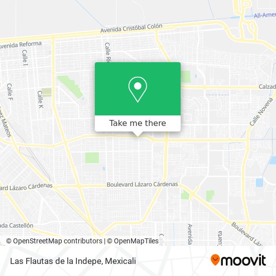 Mapa de Las Flautas de la Indepe