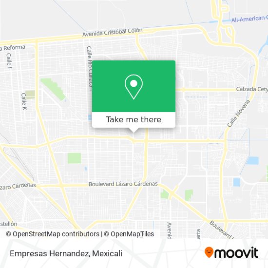 Empresas Hernandez map