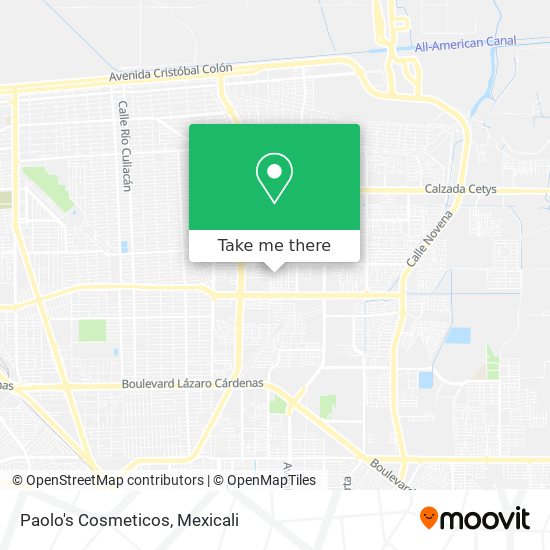 Paolo's Cosmeticos map