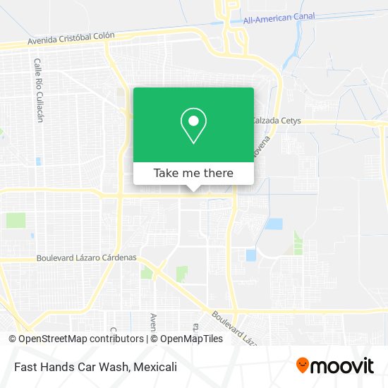 Fast Hands Car Wash map