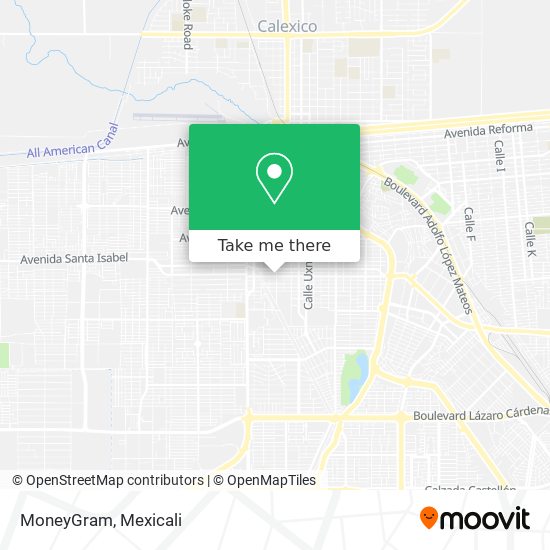 MoneyGram map