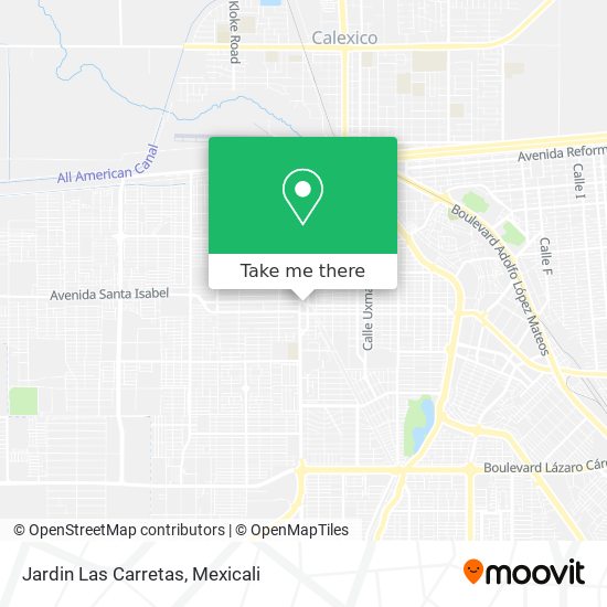 Mapa de Jardin Las Carretas