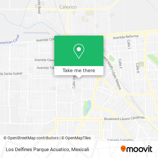 Los Delfines Parque Acuatico map