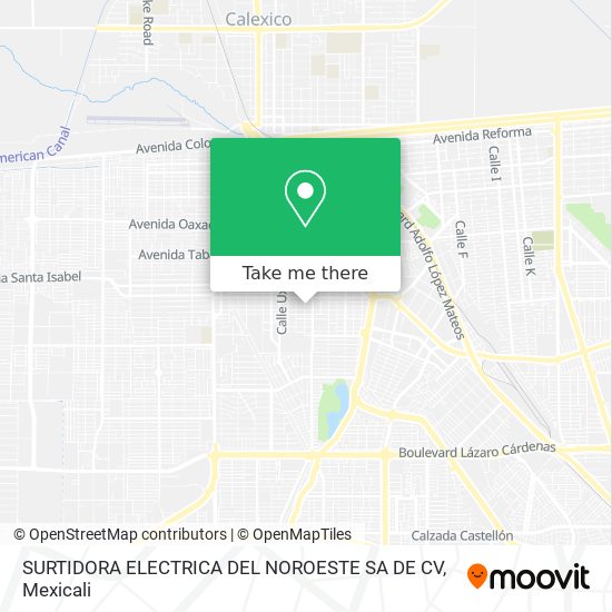 SURTIDORA ELECTRICA DEL NOROESTE SA DE CV map