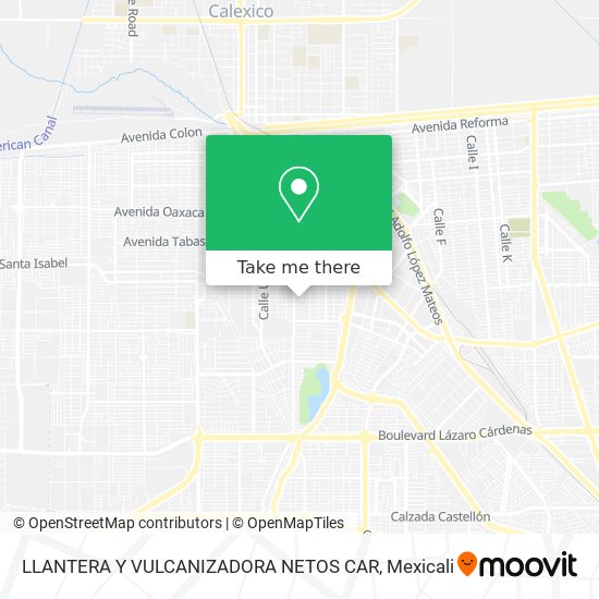 LLANTERA Y VULCANIZADORA NETOS CAR map