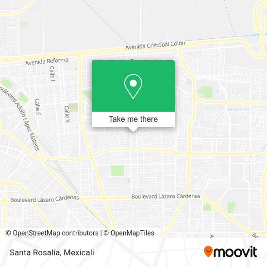Santa Rosalía map