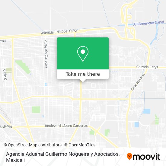 Agencia Aduanal Guillermo Nogueira y Asociados map