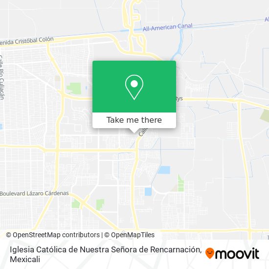 Mapa de Iglesia Católica de Nuestra Señora de Rencarnación