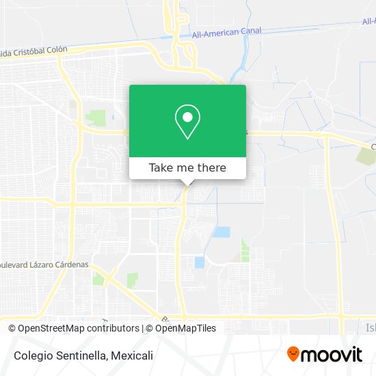 Mapa de Colegio Sentinella